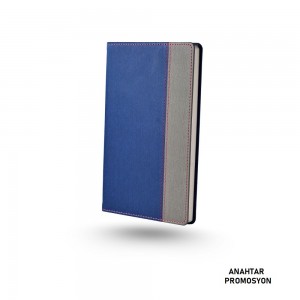 Mavi Desenli Kurumsal Defter - Özel Üretim