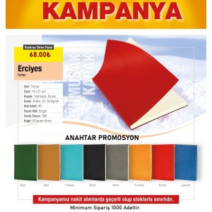 Yumuşak Kapak Dalgalı Defter