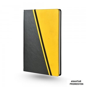 Sert Kapaklı Lastikli Tarihsiz Defter Ajanda